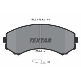 Bremsbeläge von TEXTAR