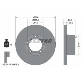 Bremsscheibe 92031500