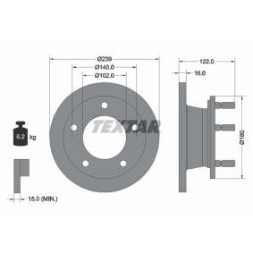 Achetez des Disque de frein TEXTAR 92038900 à prix pour 77,42 €
