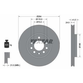 Bremsscheibe 92066200 von TEXTAR günstig für 64,60 € online kaufen