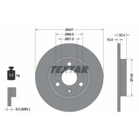 Bremsscheibe 92067300 für MEGA