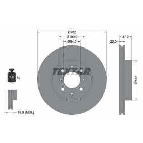 Comprar Disco de freno de TEXTAR 92070600 a bajo precio de 64,43 €