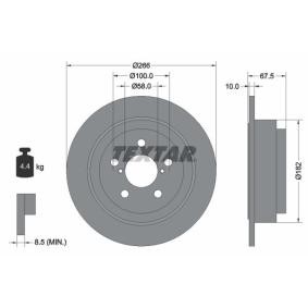 Comprar Disco de freno de TEXTAR 92082000 a bajo precio de 39,95 €