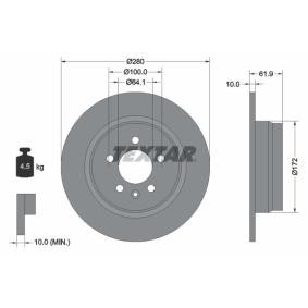 Bremsscheibe 92103500 von TEXTAR günstig für 46,08 € online kaufen
