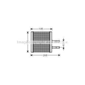 Acquista Scambiatore calore per riscaldamento abitacolo da PRASCO CTA6042 a buon mercato per soli 45,67 €