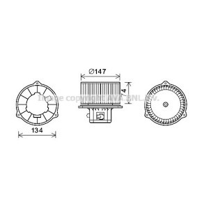 Gebläsemotor HY8354