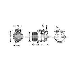 Acquista Elettromotore ventola abitacolo da PRASCO VW8341 a buon mercato per soli 192,44 €