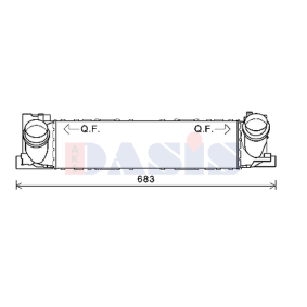 Ladeluftkühler 057028N für BMW