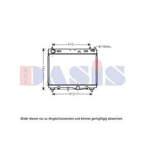 Acquista Radiatore motore da AKS DASIS 210248N a buon mercato per soli 164,51 €
