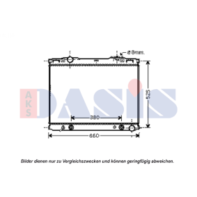 Achetez des Radiateur du moteur AKS DASIS 510136N à prix pour 126,48 €