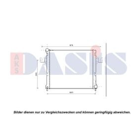 Achetez des Radiateur du moteur AKS DASIS 520135N à prix pour 144,71 €
