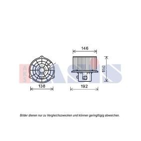 Achetez des Pulseur d'air habitacle AKS DASIS 568043N à prix pour 59,62 €
