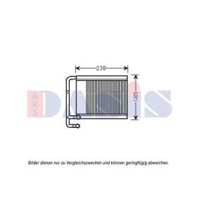 Acquista Scambiatore calore per riscaldamento abitacolo da AKS DASIS 569025N a buon mercato per soli 77,21 €