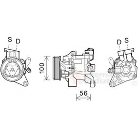 Acquista Compressore aria condizionata da VAN WEZEL 5100K096 a buon mercato per soli 571,54 €