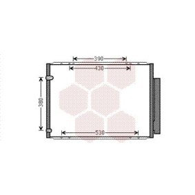 Klimakondensator 53005573 von VAN WEZEL günstig für 174,24 € online kaufen