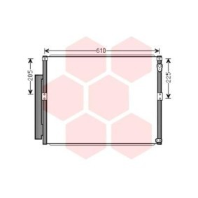 Klimakondensator 53005634 von VAN WEZEL günstig für 148,54 € online kaufen