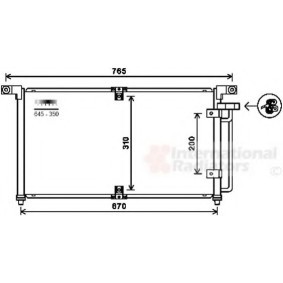 Achetez des Condenseur, climatisation VAN WEZEL 81005113 à prix pour 825,49 €