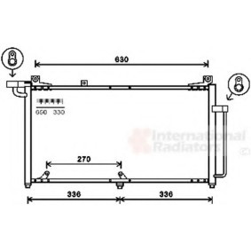 Compre Condensador, ar condicionado da VAN WEZEL 81005128 a um preço baixo por 526,24 €