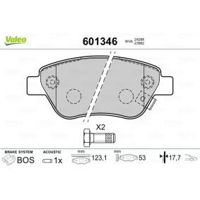Achetez des Plaquettes de frein VALEO 601346 à prix pour 30,56 €