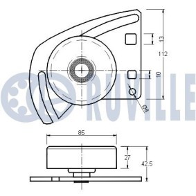 Steuerkettenspanner für VAUXHALL von RUVILLE