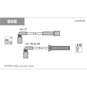 Compre Jogo de cabos de ignição da JANMOR D6E a um preço baixo por 20,36 €