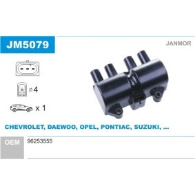 Acquista Bobina d'accensione da JANMOR JM5079 a buon mercato per soli 38,55 €