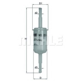 Comprar Filtro combustible de KNECHT KL 15 a bajo precio de 5,05 €