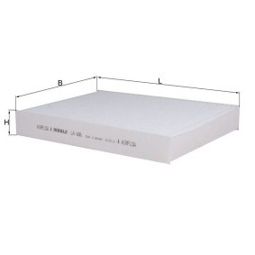 Innenraumfilter LA 686 von KNECHT günstig für 18,05 € online kaufen