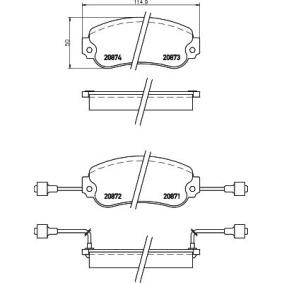 Acquista Kit pastiglie freni da MINTEX MDB1171 a buon mercato per soli 24,25 €