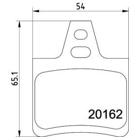 Bremsbeläge MDB1425 von MINTEX günstig für 17,12 € online kaufen