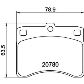 DAIHATSU Bremsbeläge von MINTEX
