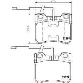 Bremsbeläge MDB1483 für MEGA