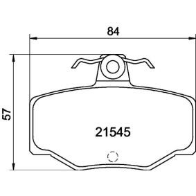 Bremsbeläge MDB1489 von MINTEX günstig für 29,31 € online kaufen