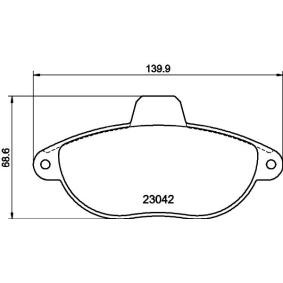 Bremsbeläge für FIAT von MINTEX
