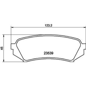 Bremsbeläge für TOYOTA von MINTEX