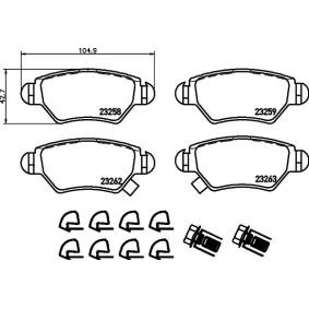 Acquista Kit pastiglie freni da MINTEX MDB2130 a buon mercato per soli 35,29 €