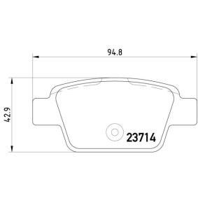 Bremsbeläge MDB2238 von MINTEX günstig für 28,67 € online kaufen