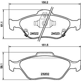 DAIHATSU Bremsbeläge von MINTEX