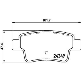 Bremsbeläge MDB2779 für ABARTH