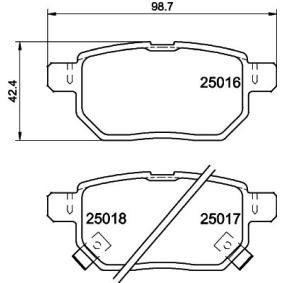 Bremsbeläge MDB3062 für GREAT WALL