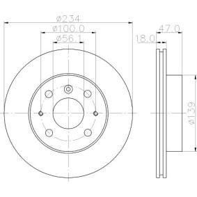DAIHATSU Bremsscheibe von MINTEX