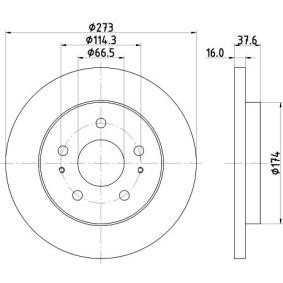 Bremsscheibe von MINTEX MDC1367