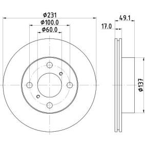 Bremsscheibe MDC1374 von MINTEX günstig für 33,05 € online kaufen