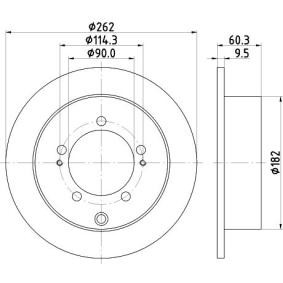 Bremsscheibe von MINTEX