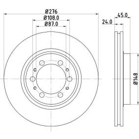 Bremsscheibe von MINTEX