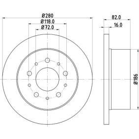 Bremsscheibe MDC1650 von MINTEX günstig für 48,44 € online kaufen