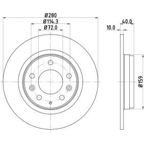 MAZDA Bremsscheibe von MINTEX