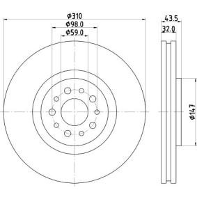 Comprar Disco de freno de MINTEX MDC1712 a bajo precio de 67,85 €