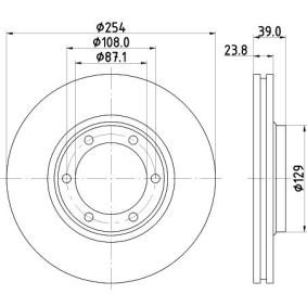 Bremsscheibe von MINTEX