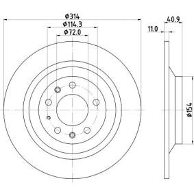 Bremsscheibe MDC2027 von MINTEX günstig für 47,17 € online kaufen